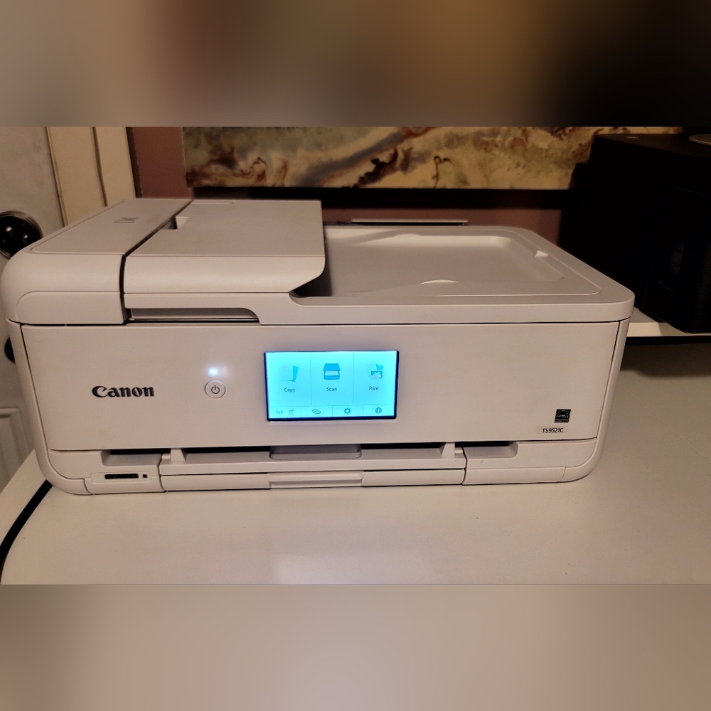 Canon PIXMA TS9521Ca Wireless Home All-in-One Inkjet Printer preowned